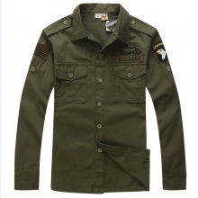 纯棉弹力修身男装商务短袖